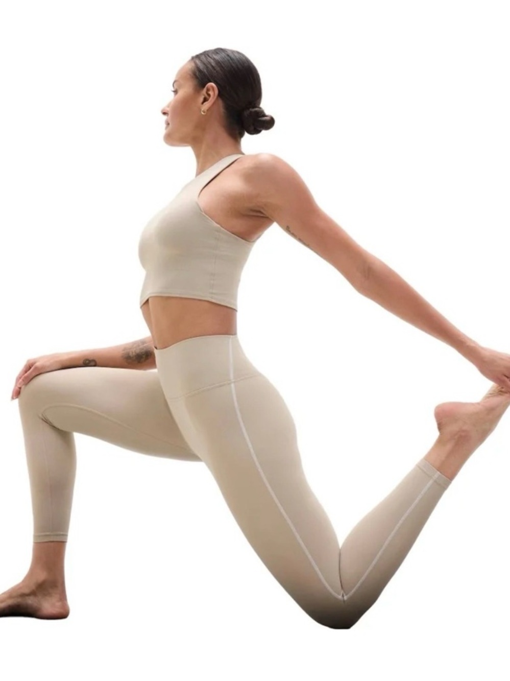 Athleta Women's Transcend Contrast Stitch 7/8 Tight Legging LT